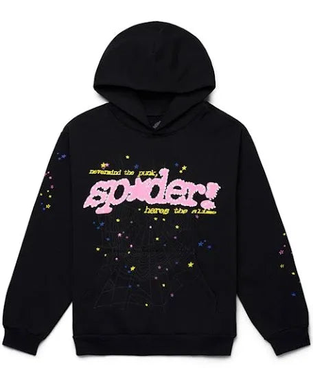 Star Web Hoodie Black