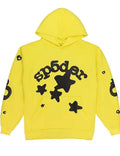 Sp5der Star Hoodie Yellow