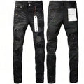Paint Splatter Denim Black
